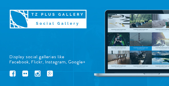 TZ Plus Gallery WordPress Social Gallery Plugin Preview - Rating, Reviews, Demo & Download