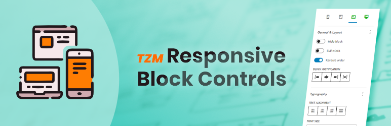 TZM Responsive Block Controls Preview Wordpress Plugin - Rating, Reviews, Demo & Download