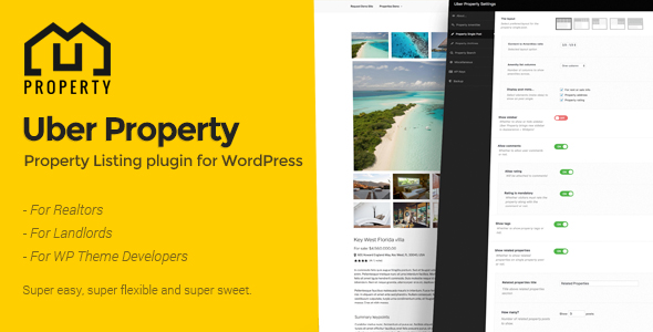 Uber Property – The Property Listing Plugin For WordPress Preview - Rating, Reviews, Demo & Download