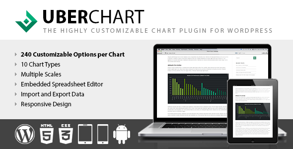 UberChart – WordPress Chart Plugin Preview - Rating, Reviews, Demo & Download