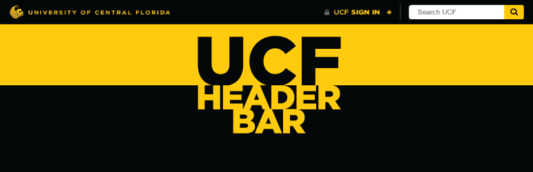 UCF Header Bar Preview Wordpress Plugin - Rating, Reviews, Demo & Download