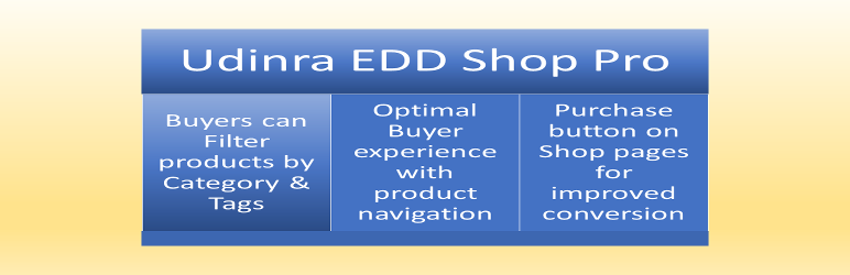 Udinra Easy Digital Downloads Shop Preview Wordpress Plugin - Rating, Reviews, Demo & Download