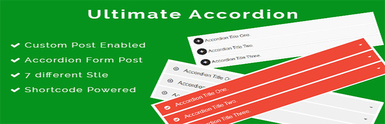 Ultimate Accordion Preview Wordpress Plugin - Rating, Reviews, Demo & Download