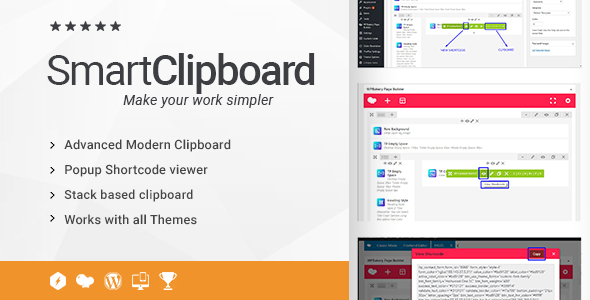 Ultimate Clipboard And View Shortcode Addon For WPBakery Page Builder Preview Wordpress Plugin - Rating, Reviews, Demo & Download