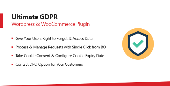 Ultimate GDPR Compliance Plugin For Wordpress & WooCommerce Preview - Rating, Reviews, Demo & Download