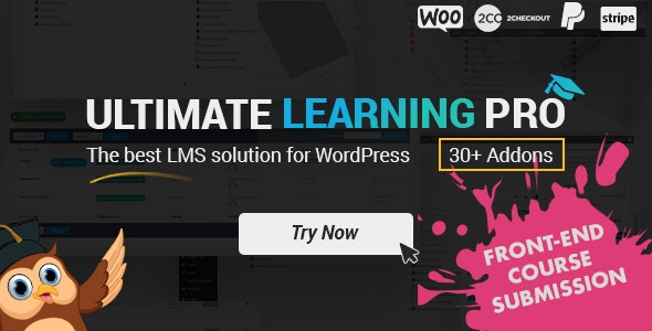 Ultimate Learning Pro WordPress Plugin Preview - Rating, Reviews, Demo & Download
