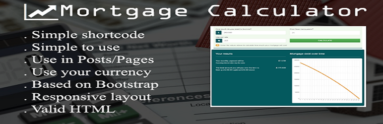 Ultimate Mortgage Calculator Preview Wordpress Plugin - Rating, Reviews, Demo & Download