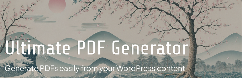 Ultimate PDF Generator Preview Wordpress Plugin - Rating, Reviews, Demo & Download