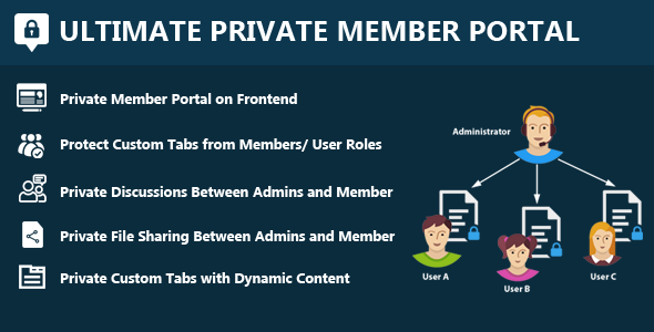 Ultimate Private Member Portal Preview Wordpress Plugin - Rating, Reviews, Demo & Download