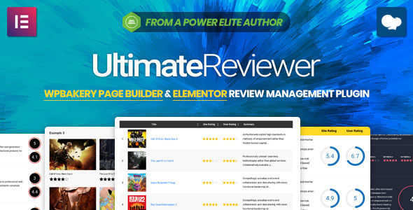 Ultimate Reviewer – Elementor & WPBakery Page Builder Addon Preview Wordpress Plugin - Rating, Reviews, Demo & Download