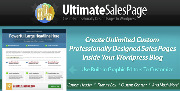 Ultimate Sales Page – WordPress Sales Pages Builder Preview - Rating, Reviews, Demo & Download