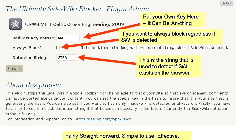 Ultimate Sidewiki Blocker Preview Wordpress Plugin - Rating, Reviews, Demo & Download