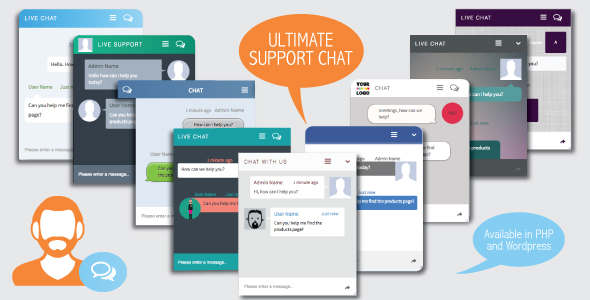Ultimate Support Chat – WordPress Chat Plugin Preview - Rating, Reviews, Demo & Download