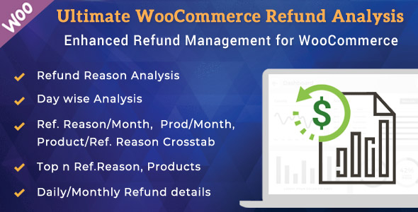 Ultimate WooCommerce Refund Analysis Preview Wordpress Plugin - Rating, Reviews, Demo & Download
