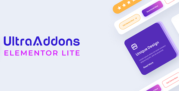 UltraAddons Elementor Lite Pro Preview Wordpress Plugin - Rating, Reviews, Demo & Download