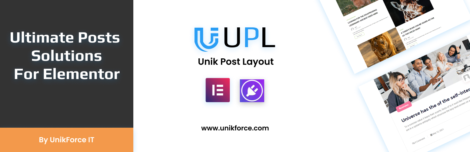 Unik Post Layout Preview Wordpress Plugin - Rating, Reviews, Demo & Download