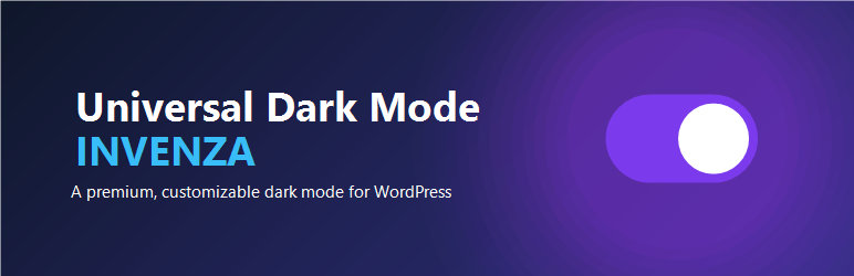 Universal Dark Mode Invenza Preview Wordpress Plugin - Rating, Reviews, Demo & Download