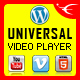 Universal Video Player – WordPress Plugin