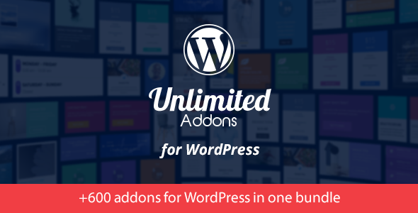 Unlimited Addons Plugin for Wordpress Preview - Rating, Reviews, Demo & Download