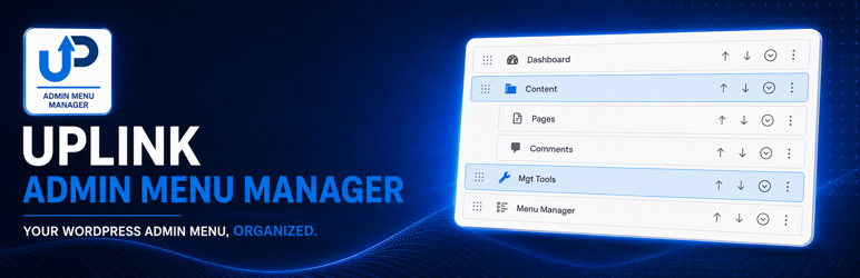 Uplink Admin Menu Manager Preview Wordpress Plugin - Rating, Reviews, Demo & Download