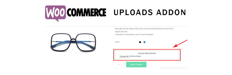 Upload Add-on For Woocommerce Preview Wordpress Plugin - Rating, Reviews, Demo & Download