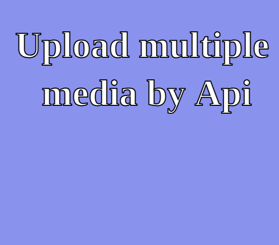 Upload Multiple Media By Api Preview Wordpress Plugin - Rating, Reviews, Demo & Download