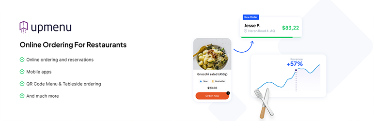 UpMenu – Online Ordering For Restaurants Preview Wordpress Plugin - Rating, Reviews, Demo & Download