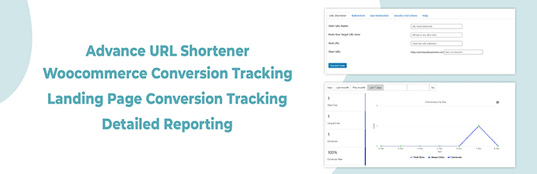 URL Shortener | Conversion Tracking  | AB Testing  | WooCommerce Preview Wordpress Plugin - Rating, Reviews, Demo & Download