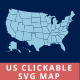 US Clickable SVG Map