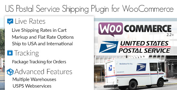 US Postal Service USPS WooCommerce Shipping Plugin For Rates And Tracking Preview - Rating, Reviews, Demo & Download