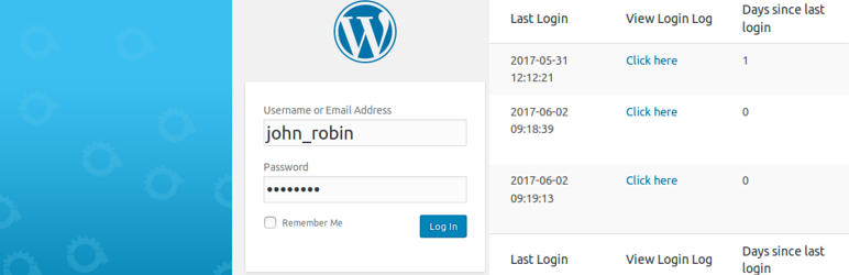 User Login Details Management Preview Wordpress Plugin - Rating, Reviews, Demo & Download