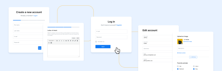 User Profile Builder – Beautiful User Registration Forms, User Profiles & User Role Editor Preview Wordpress Plugin - Rating, Reviews, Demo & Download