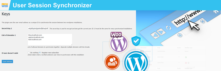 User Session Synchronizer Preview Wordpress Plugin - Rating, Reviews, Demo & Download