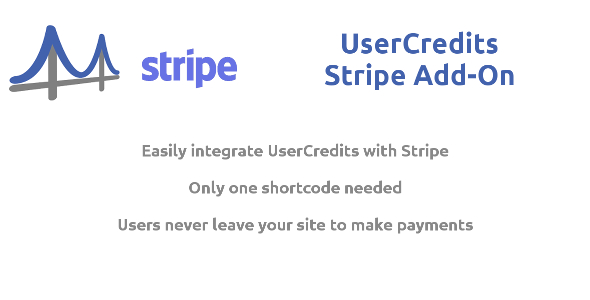 UserCredits Plugin for Wordpress – Stripe Add-On Preview - Rating, Reviews, Demo & Download
