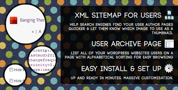 Users Sitemap & Archive – WordPress Plugin Preview - Rating, Reviews, Demo & Download