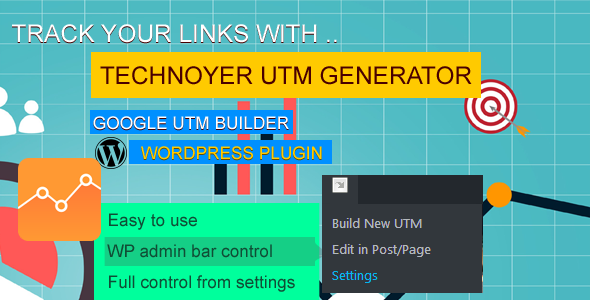 UTM Code Generator For Google Analytics Tracking URL Wordpress Plugin Preview - Rating, Reviews, Demo & Download
