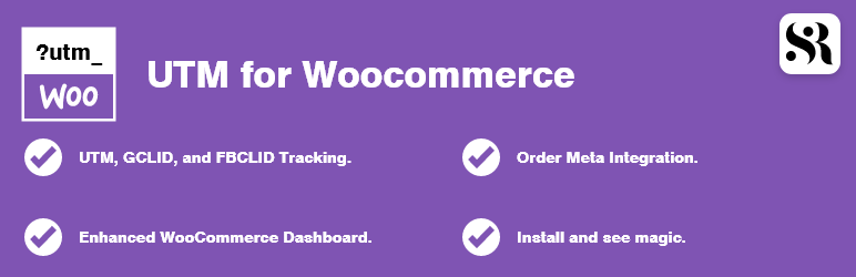UTM For Woocommerce Preview Wordpress Plugin - Rating, Reviews, Demo & Download