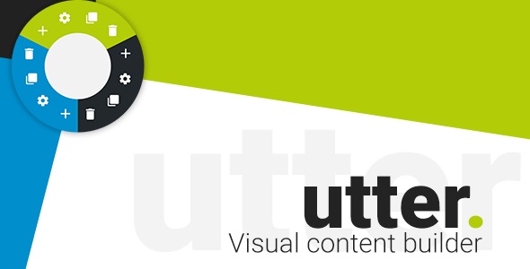 Utter Builder – Frontend And Backend Visual Content Builder Plugin for Wordpress Preview - Rating, Reviews, Demo & Download