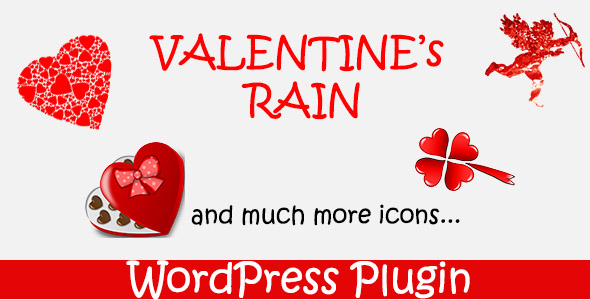 Valentines Rain – WordPress Plugin Preview - Rating, Reviews, Demo & Download