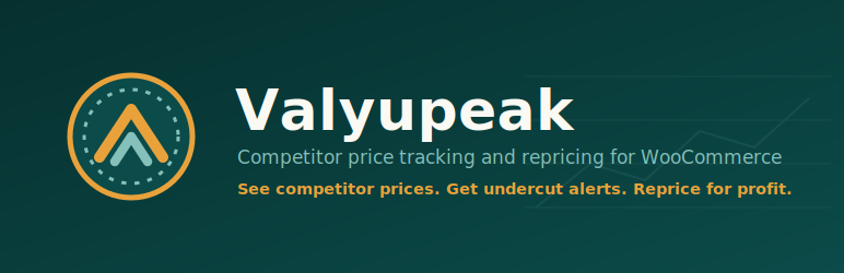Valyupeak Competitor Price Tracking And Repricing Preview Wordpress Plugin - Rating, Reviews, Demo & Download