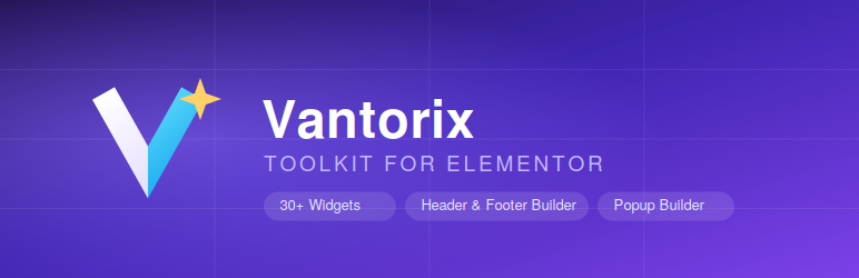 Vantorix – Toolkit For Elementor Preview Wordpress Plugin - Rating, Reviews, Demo & Download
