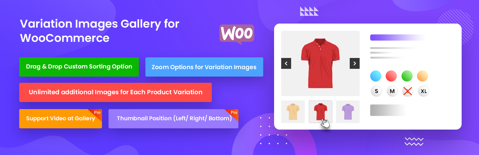 Variation Images Gallery For WooCommerce Preview Wordpress Plugin - Rating, Reviews, Demo & Download