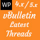 VBulletin Latest Threads – WordPress Plugin