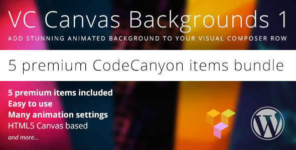 VC Canvas Backgrounds Bundle 1 Preview Wordpress Plugin - Rating, Reviews, Demo & Download