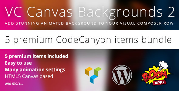 VC Canvas Backgrounds Bundle 2 Preview Wordpress Plugin - Rating, Reviews, Demo & Download