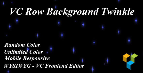 VC Row Background Twinkle Preview Wordpress Plugin - Rating, Reviews, Demo & Download