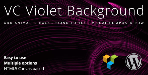 VC Violet Background Preview Wordpress Plugin - Rating, Reviews, Demo & Download