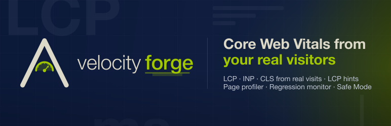 VelocityForge Preview Wordpress Plugin - Rating, Reviews, Demo & Download