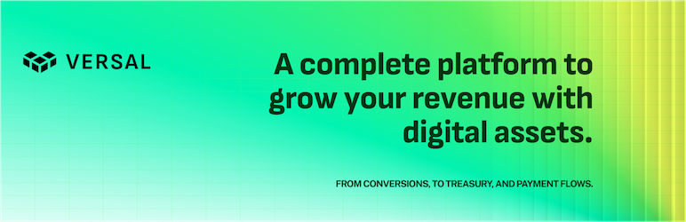 Versal Payments Preview Wordpress Plugin - Rating, Reviews, Demo & Download