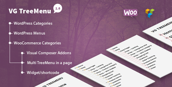 VG TreeMenu – Tree Menu Plugin for Wordpress And WooCommerce Preview - Rating, Reviews, Demo & Download